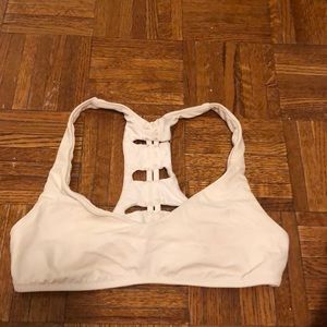 White bikini top